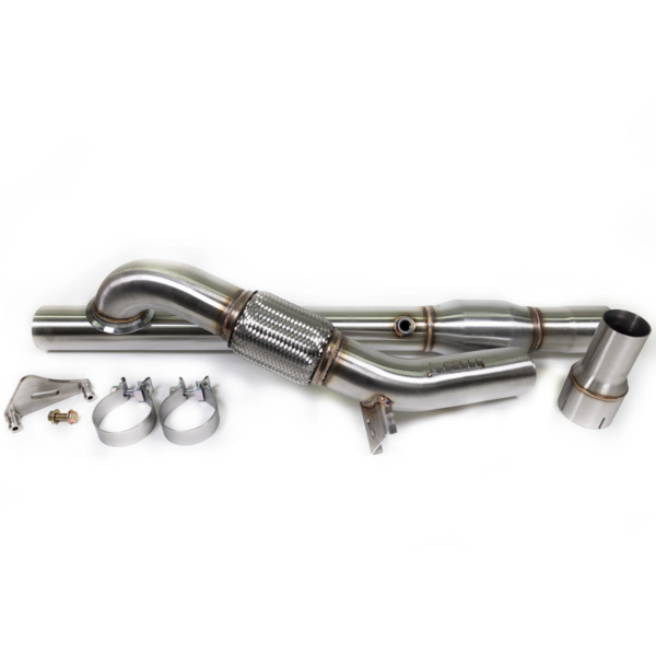 MK6/6.5 JETTA GLI 3" CATTED DOWNPIPE - V-BAND