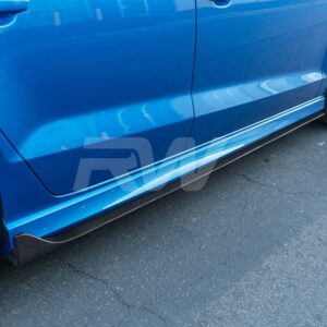 Audi 8v A3 S3 RS3 Carbon Fiber Side Skirt Extensions