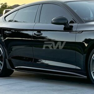 Audi A5 S-Line S5 Facelift Carbon Fiber Side Skirt Extensions
