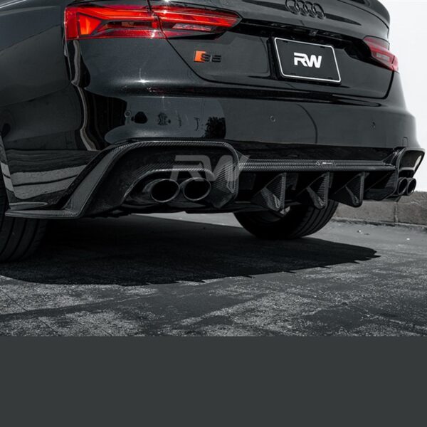 Audi A5 S-Line S5 Coupe/Sportback Carbon Fiber Rear Diffuser