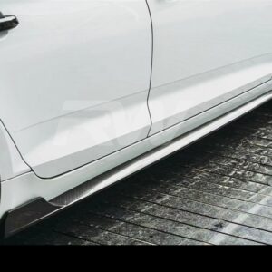 Audi A5 S5 Sedan Facelift Carbon Fiber Side Skirt Extensions