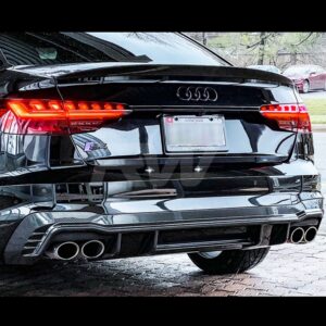 Audi B9 A4 S-Line S4 Carbon Fiber Rear Diffuser