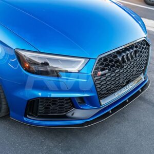 Audi 8V RS3 17-21 V2 Carbon Fiber Front Lip Spoiler