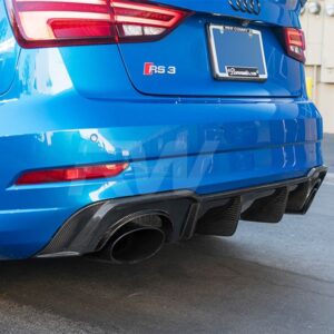 Audi 8V RS3 Carbon Fiber Rear Diffuser