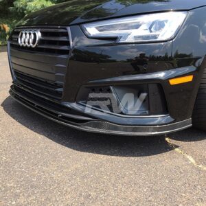 Audi B9 A4 S4 Carbon Fiber Front Lip Spoiler 2019