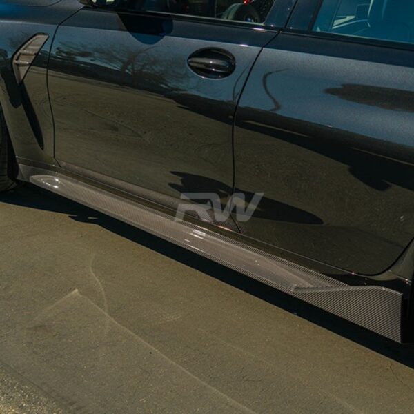 BMW G82/G83 M4 Performance Style CF Side Skirt Extensions