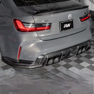 BMW G80 M3 RWS Dry Carbon Fiber Lower Diffuser