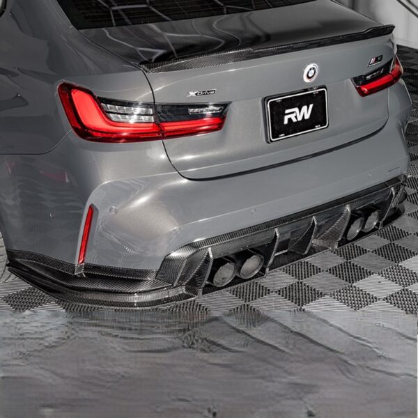 BMW G80 M3 RWS Dry Carbon Fiber Lower Diffuser