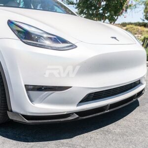 Tesla Model Y DTM Carbon Fiber Front Lip Spoiler