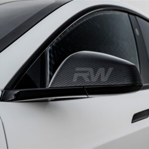 Tesla Model S / S Plaid 21+ Carbon Fiber Mirror Covers