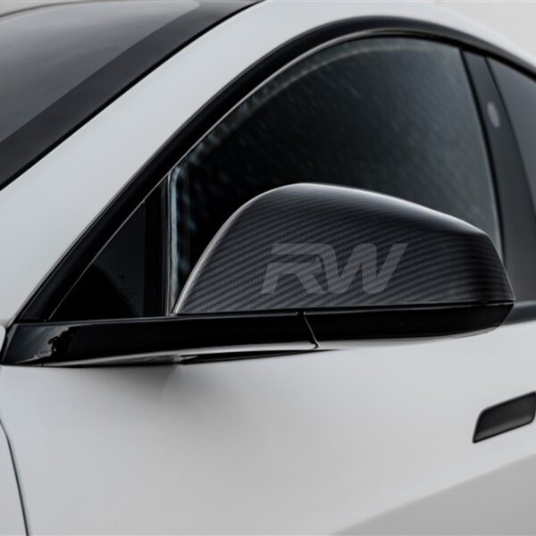 Tesla Model S / S Plaid 21+ Carbon Fiber Mirror Covers