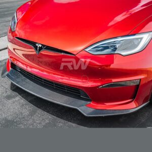 Tesla Model S / S Plaid Carbon Fiber Front Lip