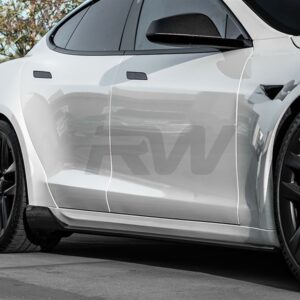 Tesla Model S / Plaid Carbon Fiber Side Skirt Extensions