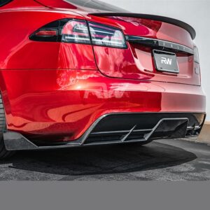 Tesla Model S / Plaid Carbon Fiber Rear Diffuser